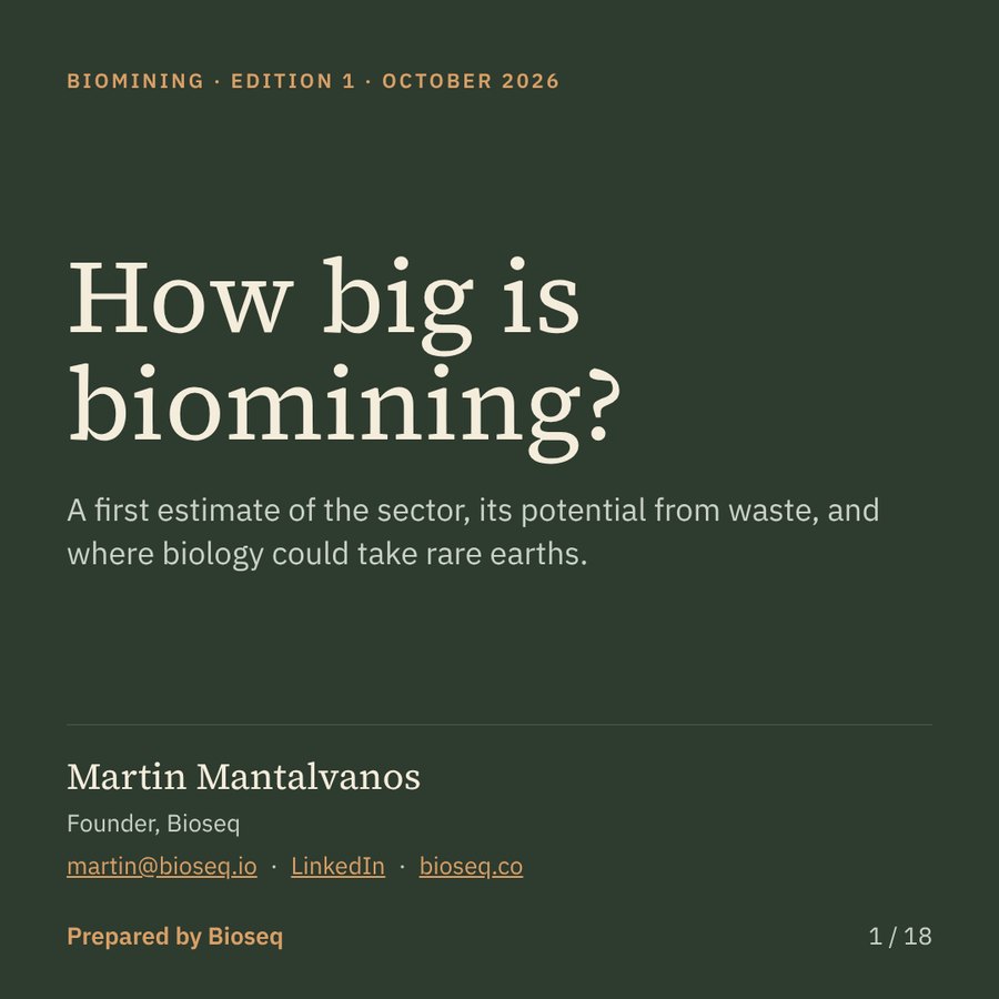 Cover of How big is biomining? Edition 1